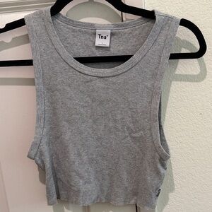 Tna Aritzia tank grey